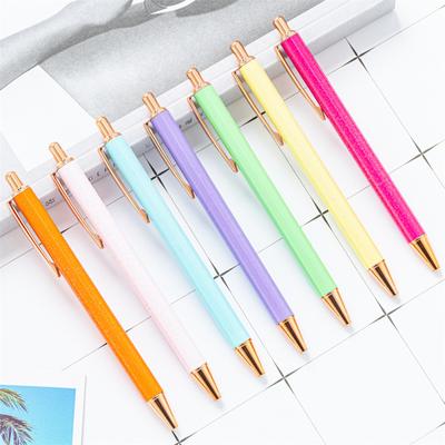 Glitter Ballpoint Pens Creative Metal Multi-color Ballpoint Pen For School Student Stationery Office