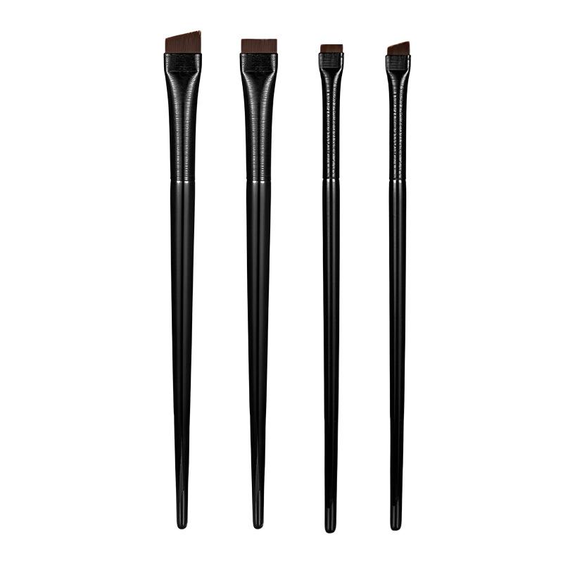 Ultrafeiner flacher abgeschrägter Eyeliner- und Augenbrauenpinsel - Professionelles Make-up-Werkzeug