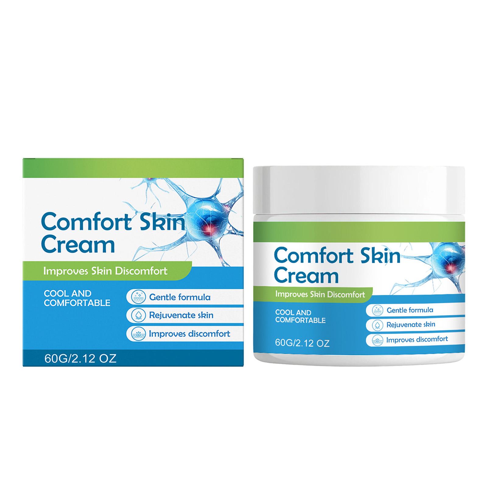 Skin Care Cream, Soothing Cream, Reduces Discomfort, Dries Out. External Application Cream. one size белый