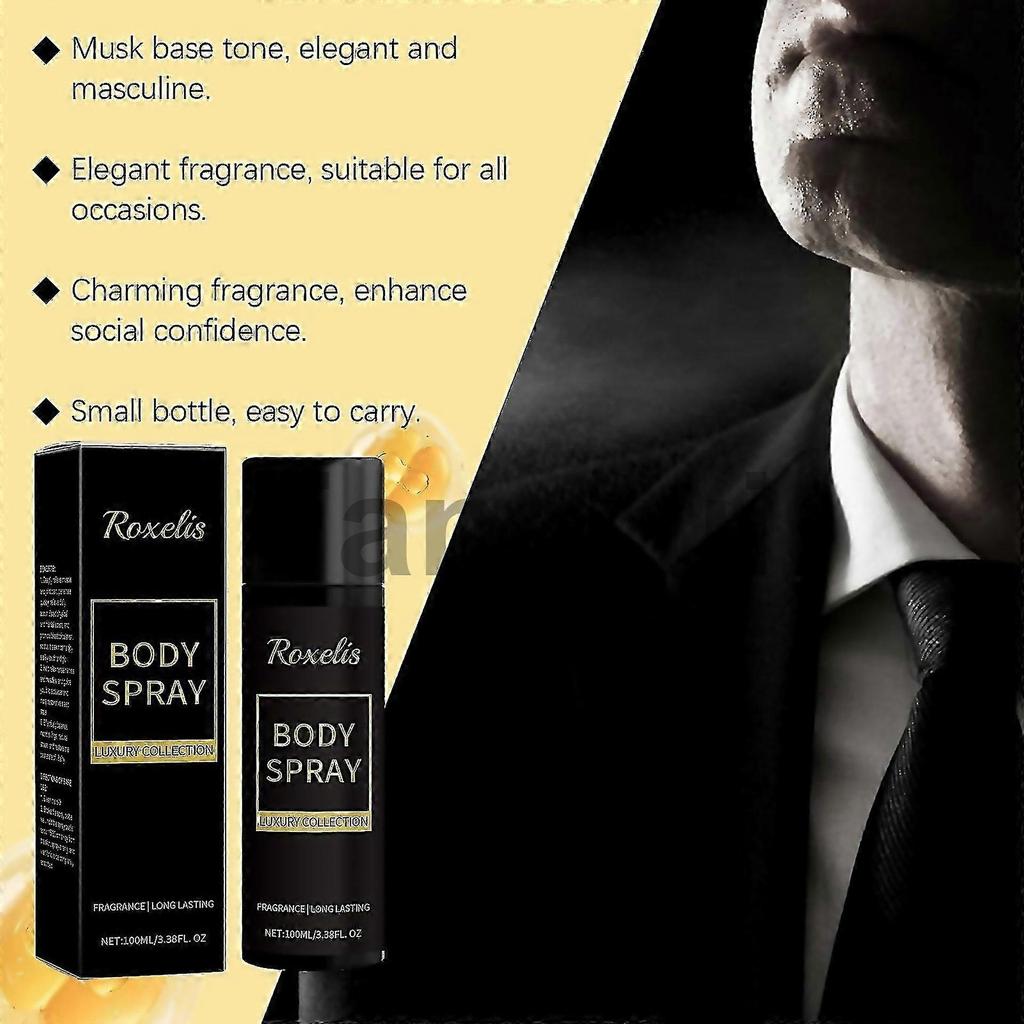 For Mens Longlasting Vanilla Lavender Body Spray Fresh Nourishing Confidence Boost