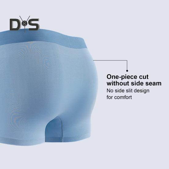 Pánské boxerské spodní prádlo Slim Fit Patchwork Barva Šortky Kalhotky Elastické provedení se středním pasem Hladké linie U-konvexní Kalhotky