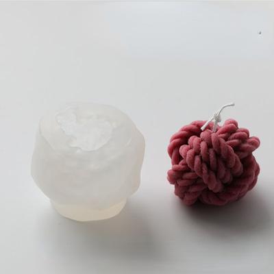 DIY Scented Candle Mold Wool Shape Candle Silicone Casting Mold Handmade Soap Making Wax Mold Handcraft Home Decoration