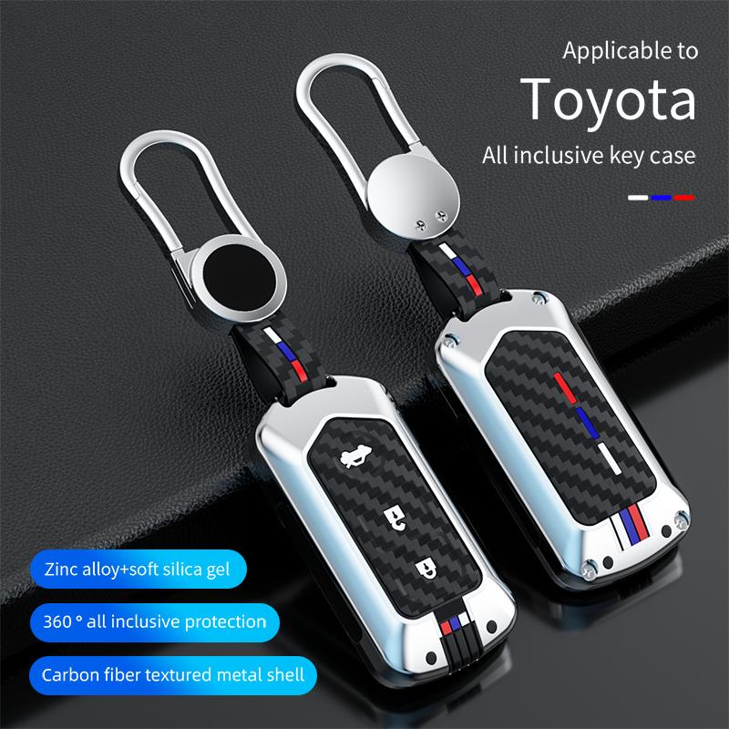 Car Key Case Cover Fob For Toyota Corolla Verso 2004 2006 2007 Prius Gen 20 2005 2008 Remote Protect Shell Keychain Accessories