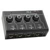 Headphone Amplifier Splitter 4 Channel Stereo Output RCA Input Mini Switcher