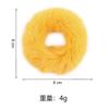 Winter Soft Plush Hair Scrunchies Blue Pink Rabbit Fur Hair Tie Women Sweet Ponytail Hair Rope Elastic Rubber Bands