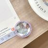 Xiaoqing Fresh Air Creative Big Round Diamond Gem Mobile Phone Airbag Holder Desktop Watching Drama Back Sticker Women'S Ring Retractable
