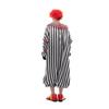 Men’s Clown Costume Halloween Male Circus Fancy Dress Black&White