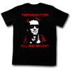 Terminator Same Ol' T Black Adult T-Shirt