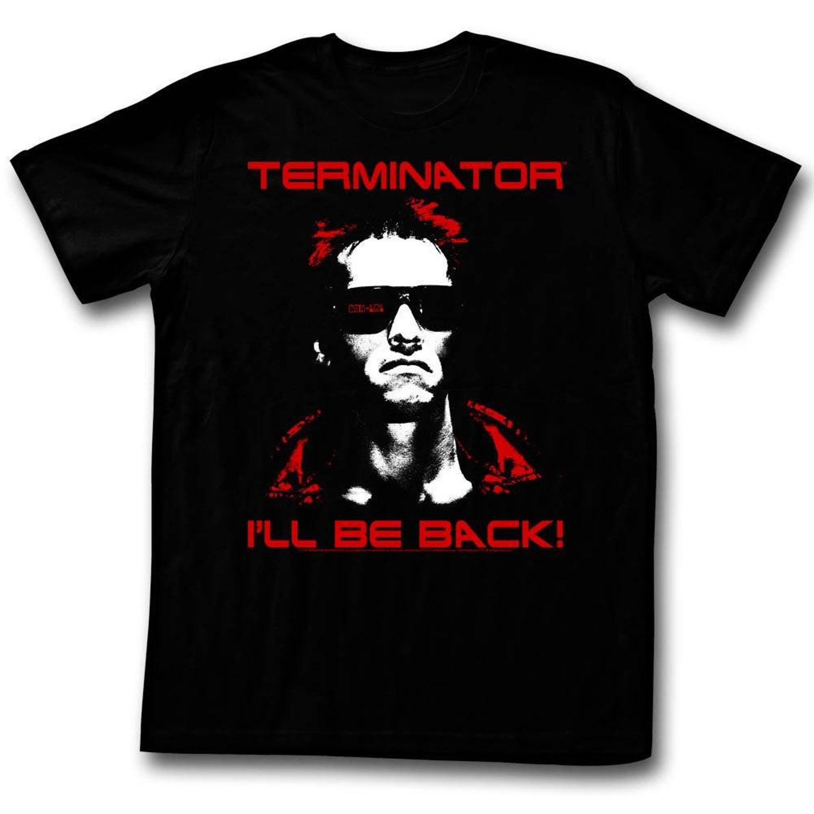 Terminator Same Ol  T Black Adult T-Shirt L