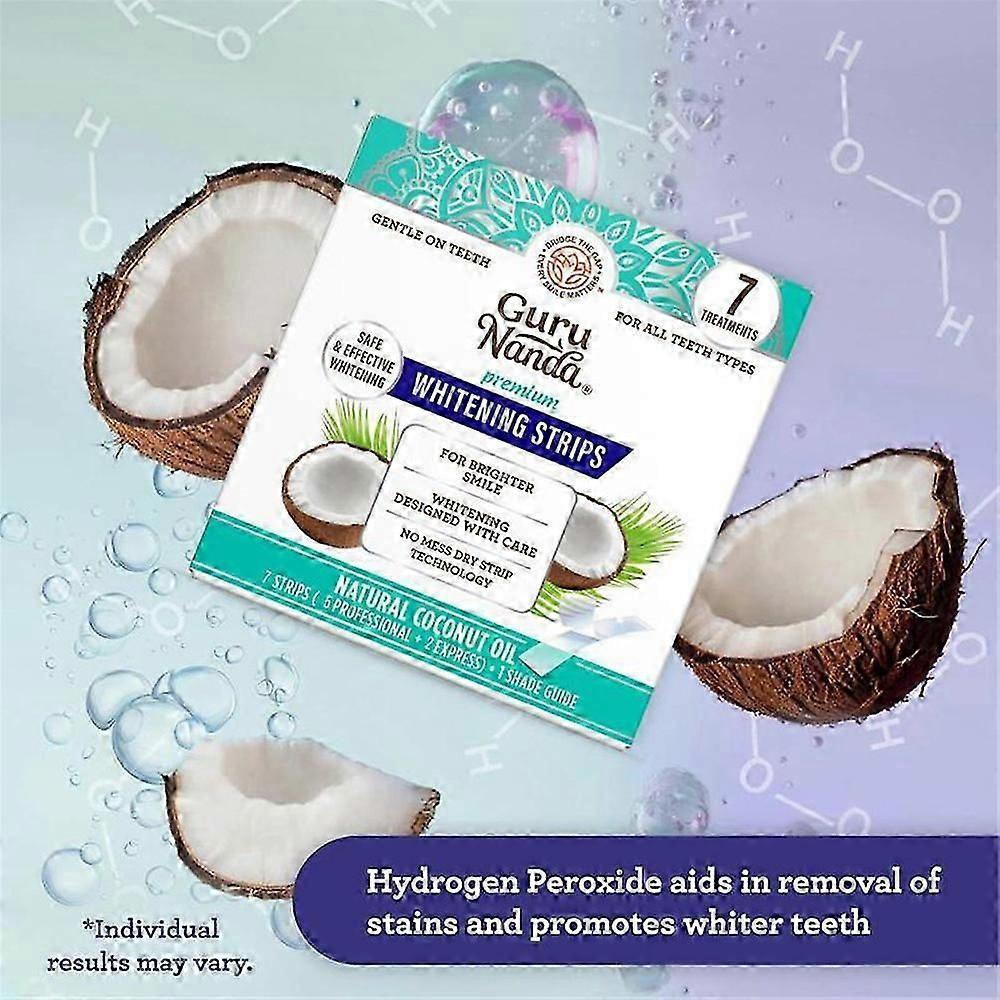 1-3x Professional Tooth Whitening Strips for Sensitive Teeth,7-Day Treatment with Non-Slip, Professional-grade Whitening At Home