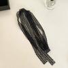 Fashion Lace Hair Scarf Summer Sweet Bow Headband Elegant Ribbon Decor Hair Band for Necklace Women Multi Functional