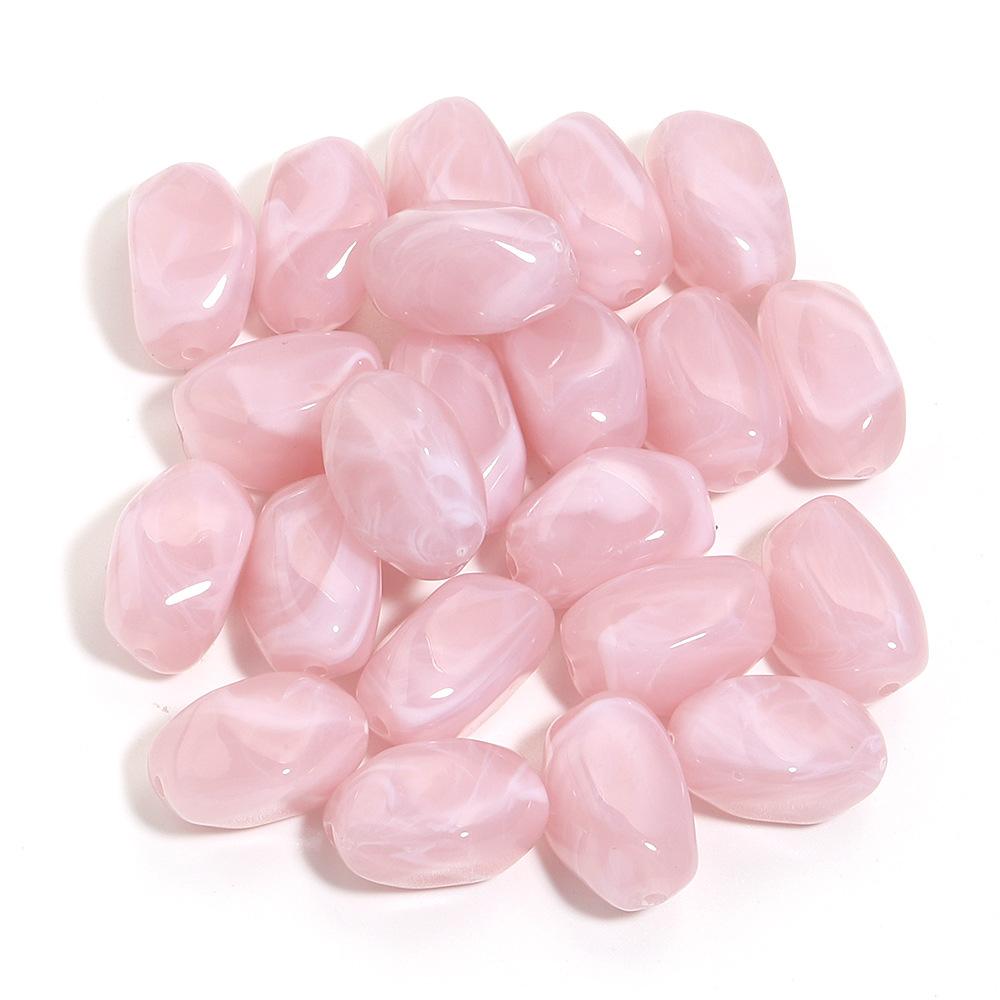 20PCS/Lot Irregular Acrylic Beads Two-tone Cloud Beads Making Meteorite shape Loose Spacer Beads DIY Bracelet Necklace