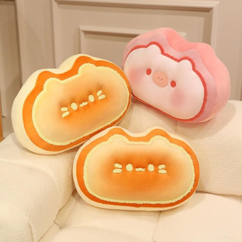 Plush Cat Bread Toy Animal Pillow Cartoon Doll Sofa Bedroom Cute Kids Gifts