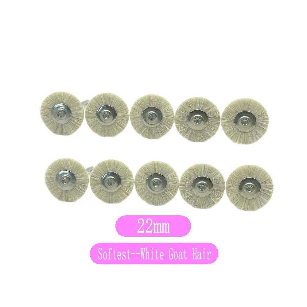 10pcs Polishing Wheels Wool/Cotton/Cloth Buffing Pad Jewelry Abrasive Brush Dental Lab Hp Brush 2.35mm Shank Rotary Tools