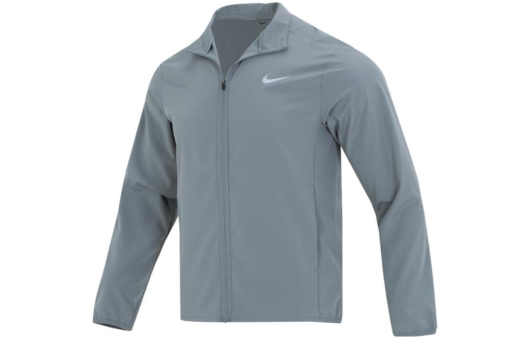 Nike Dri Fit Jackets Men s Smoke Gray Stand Collar Moderate Other FB7500-084 XL
