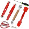 ABMH-Screen Repair Tools For Windows, 6 In 1 Rubber Strip Shovel For Installing And Replacing Window Patio Sliding Doors