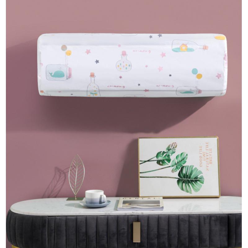 Durable PVC Wall-Mounted Air Conditioner Dust Cover - Modern, Simple, and Washable