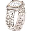Fashion Metal Bracelet Strap For Apple Watch Ultra 44mm 45mm 40 41 49 Chain Design Women Bands For iWatch 9 8 7 6 5 4 3