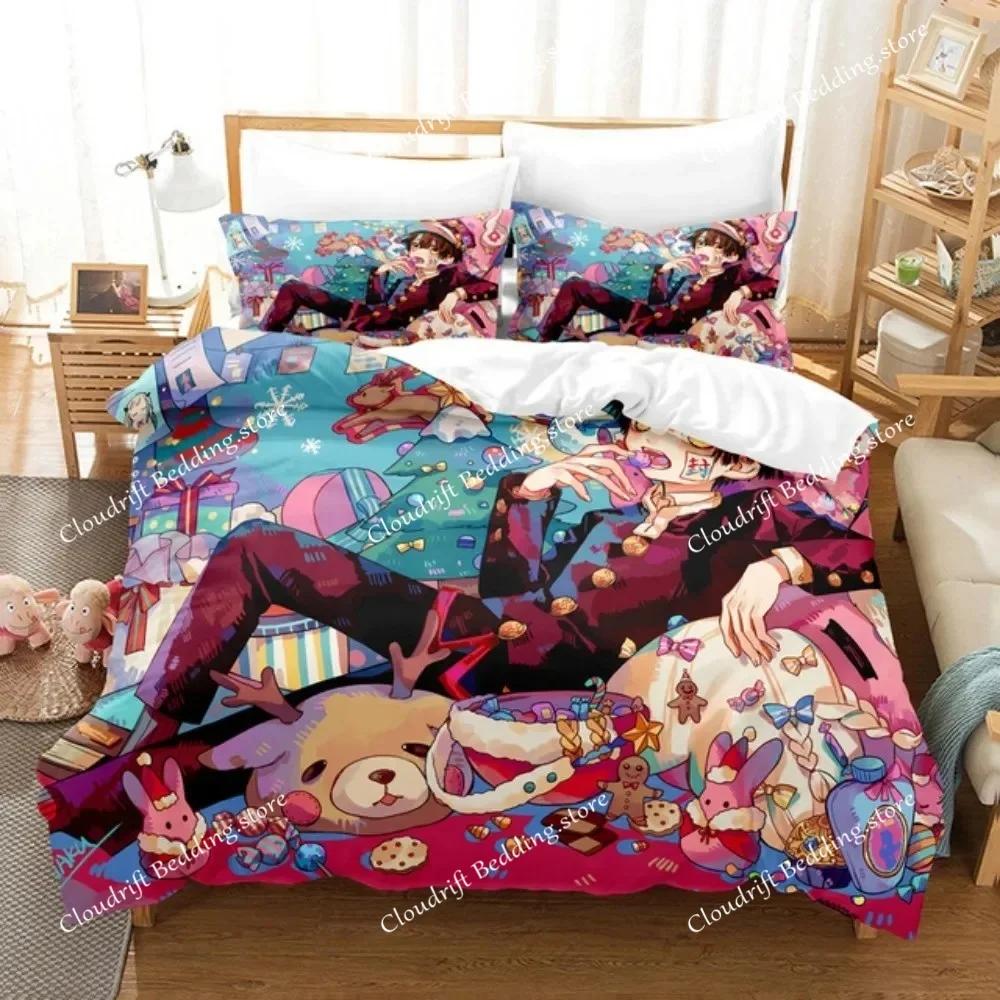 Toilet-bound Hanako-kun Bedding Set Japanese Anime Duvet Cover Set Single Queen Full King Twin Size Boys Teens Duvet Cover026