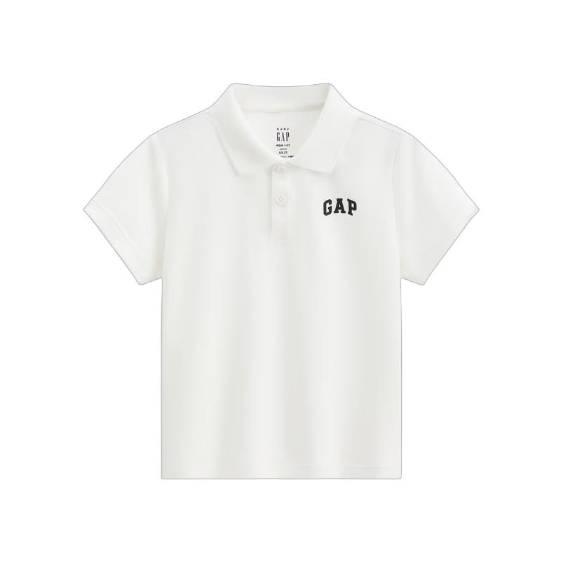 GAP Toddler Boys Logo Print Short Sleeve Polo Shirt 90/52 синий