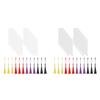 12 Pcs/Set Acrylic Bookmark with Colourful Tassels Handmade Blank Bookmarks Paper Bookmark Crafts Aesthetic Bookmark