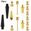Valve Adapter Bicycle Inner Tube Fv/Av Gas Nozzle Conversion Head Bike Pump Valve Bike Accessories