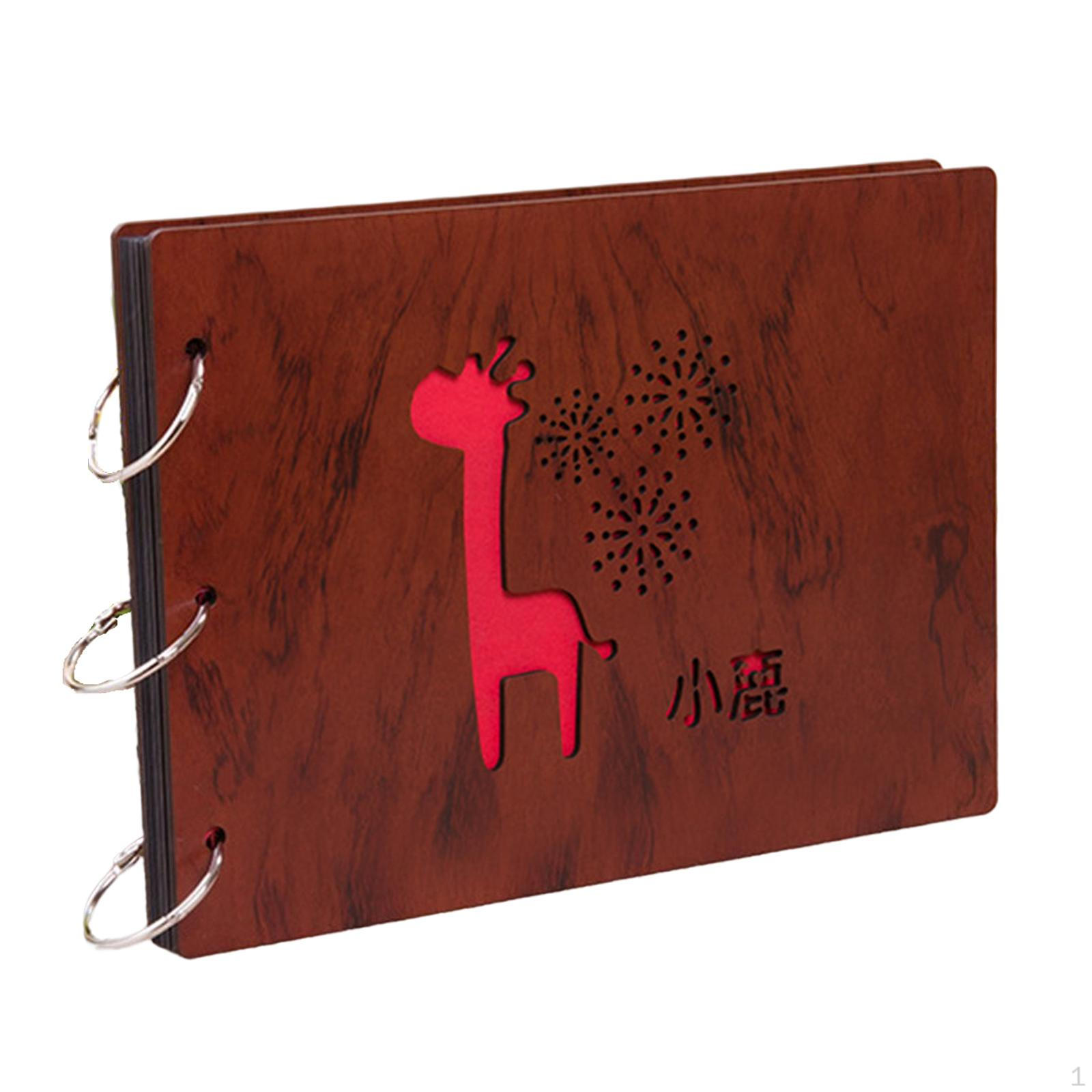 

Memory Album Guest Book for Anniversary Decor Deer
