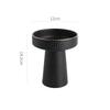 Round Ceramic Pasta Steak Plate Salad Bowl Soup Basins Cooking Plate Kitchen Solid Color Tableware High Foot Snack Desserts Tray