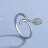 BELLA BOX Classic Open Snake Rings For Women Wedding Engagement Jewelry Female Gifts