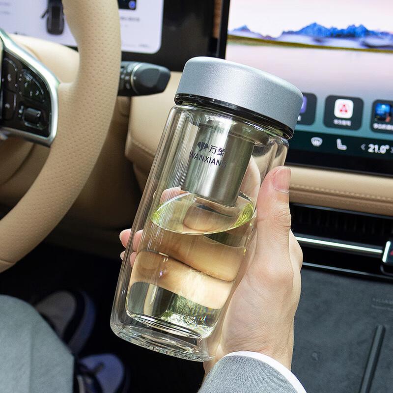 Wànxiàng Double Wall Borosilicate Glass Tea Infuser Bottle