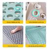 New Odorless Anti-Slip Bathtub Mat with Suction Cups and Multi-Hole Drainage