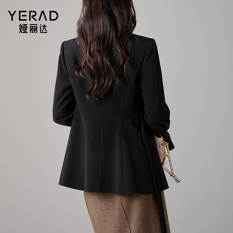 Simple commuting irregular strap design, suit jacket, women's suit