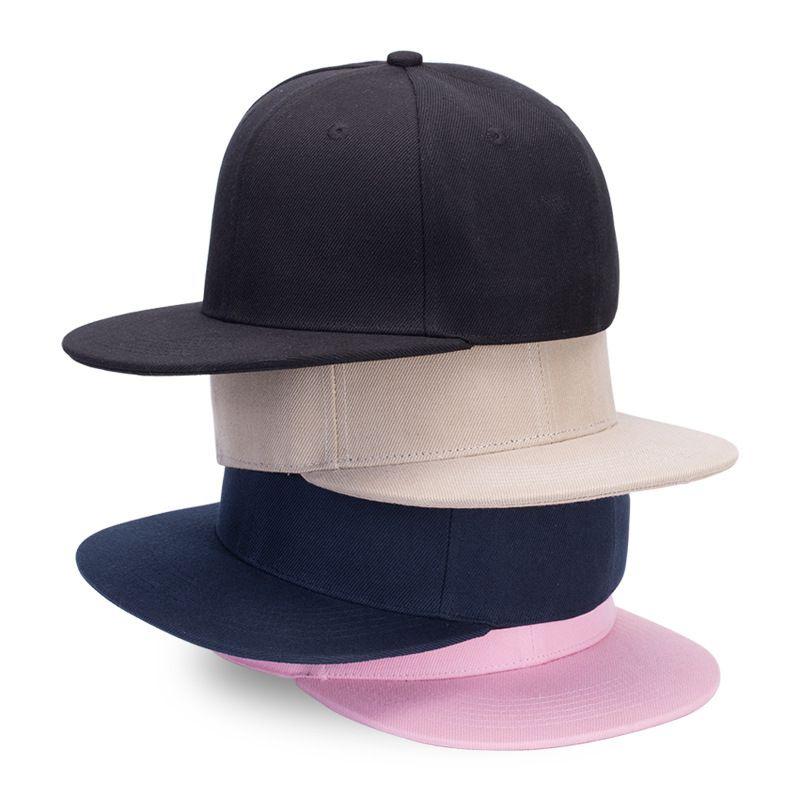 Classic Solid Plain Snapback Hat With Adjustable Fit For Men And Women