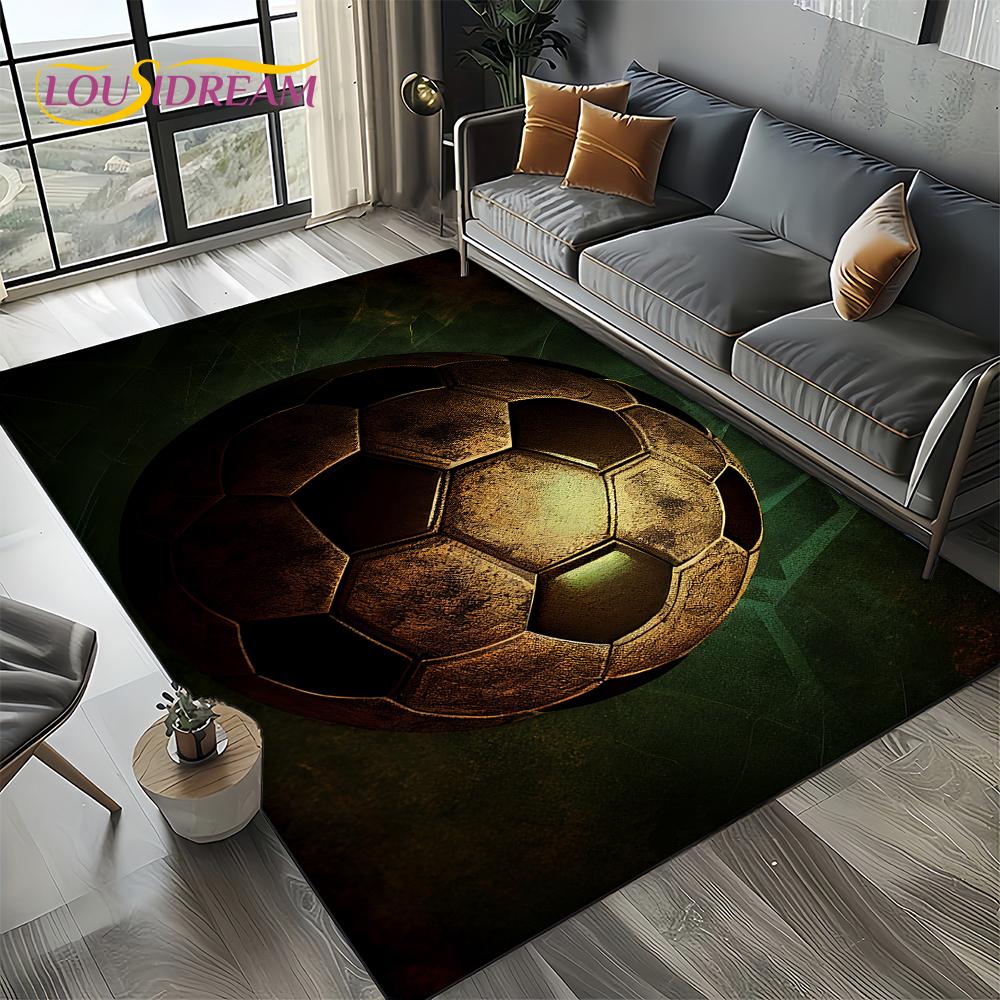 27 Style Football Field Soccer Sport Carpet Rug for Living Room Bedroom Home Sofa Decoration,Kids Area Rug Non-slip Floor Mat