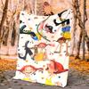 Manta de Franela Pippi Suave Cálida para Todas las Estaciones, Diseño para Acampar, Viajes en Coche, Senderismo Sofá, Cama, Oficina Regalo Perfecto para Fiestas