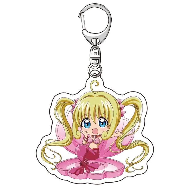 Ключница-брелок Mermaid Melody Pichi Pichi Pitch Косплей Аниме Нанами Ручия Лючия Ханон Хосё Подвеска на сумку Акриловый брелок Фан Ребенок Подарок