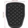 Aramox Brake Pedal Pad Set, 2Pcs Rubber Replacement for FORESTER Impreza Outback for Comfortable Driving