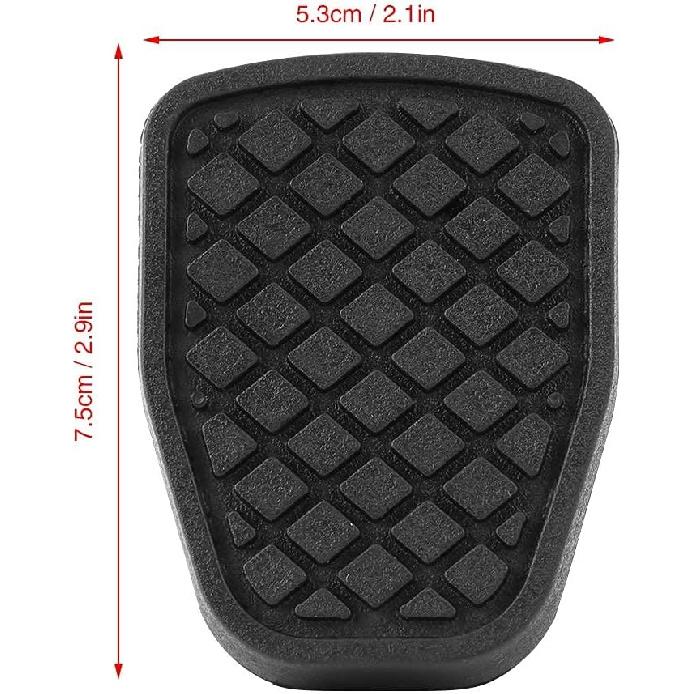 Aramox Brake Pedal Pad Set, 2Pcs Rubber Replacement for FORESTER Impreza Outback for Comfortable Driving