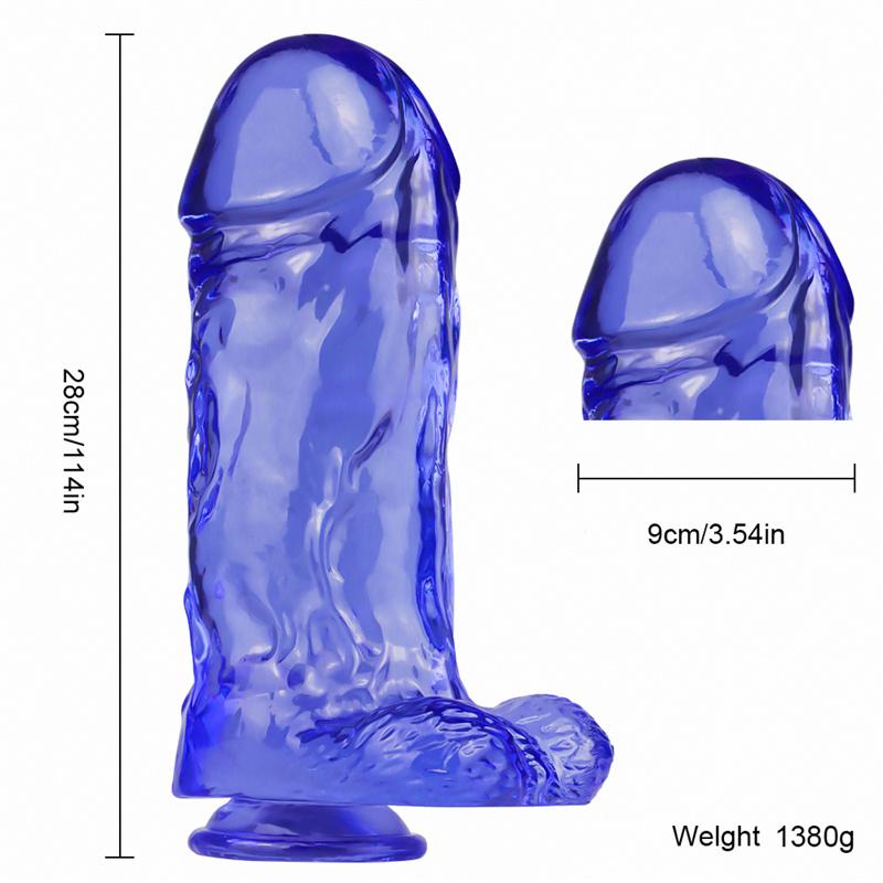 Female Masturbator Super Thick Simulation Dildo Big Stallion Fisting Butt Plug Adult Products