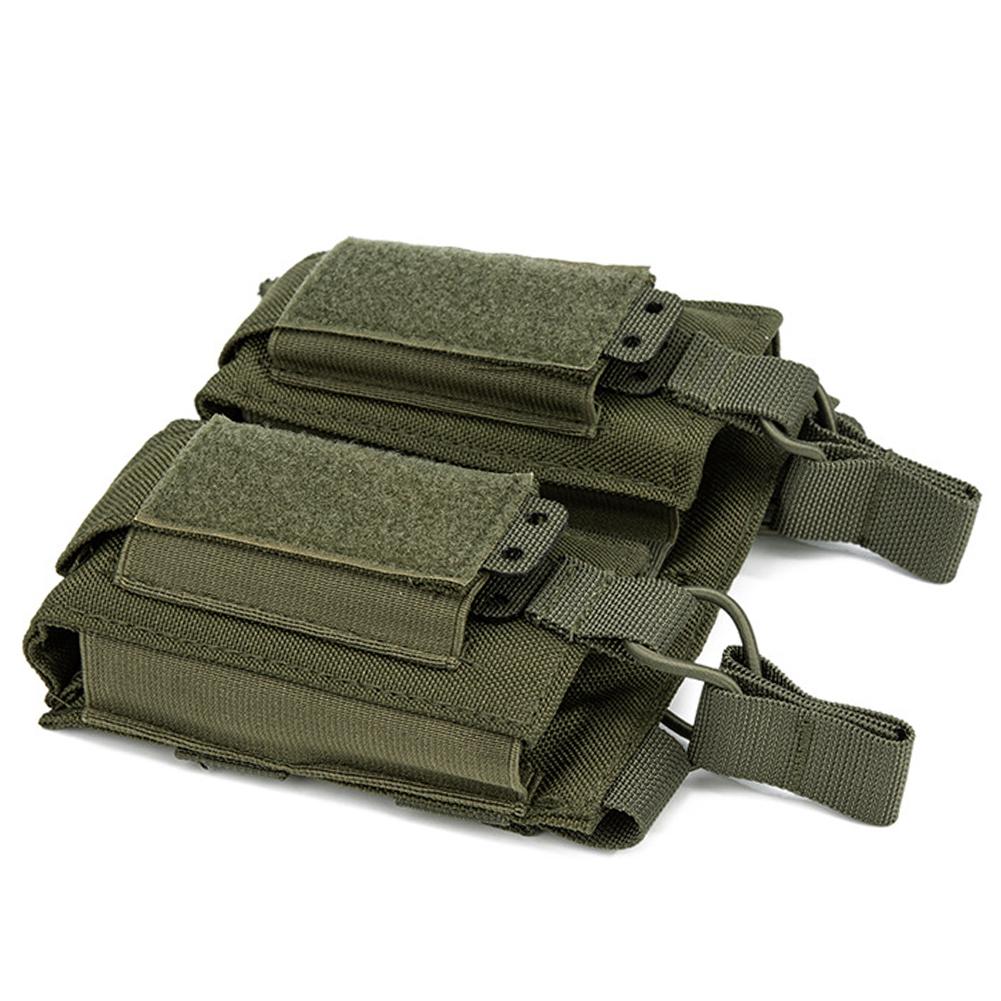 1Pc M4 M14 M16 AK AR Magazine Pouch Tactical Molle Triple Magazine Pouch Double-Layer Mag Pouches Universal Cartridge Holder
