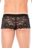 Delicate Lace Black Boxer Lm2006 67 Blk