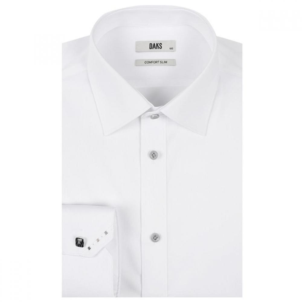 Daks 26th Ss Easy Care Stretch Jacquard Comfort Slim Fit dreSs Shirt Dmp1shdl211a1 DMP1SHDL211-A1/110