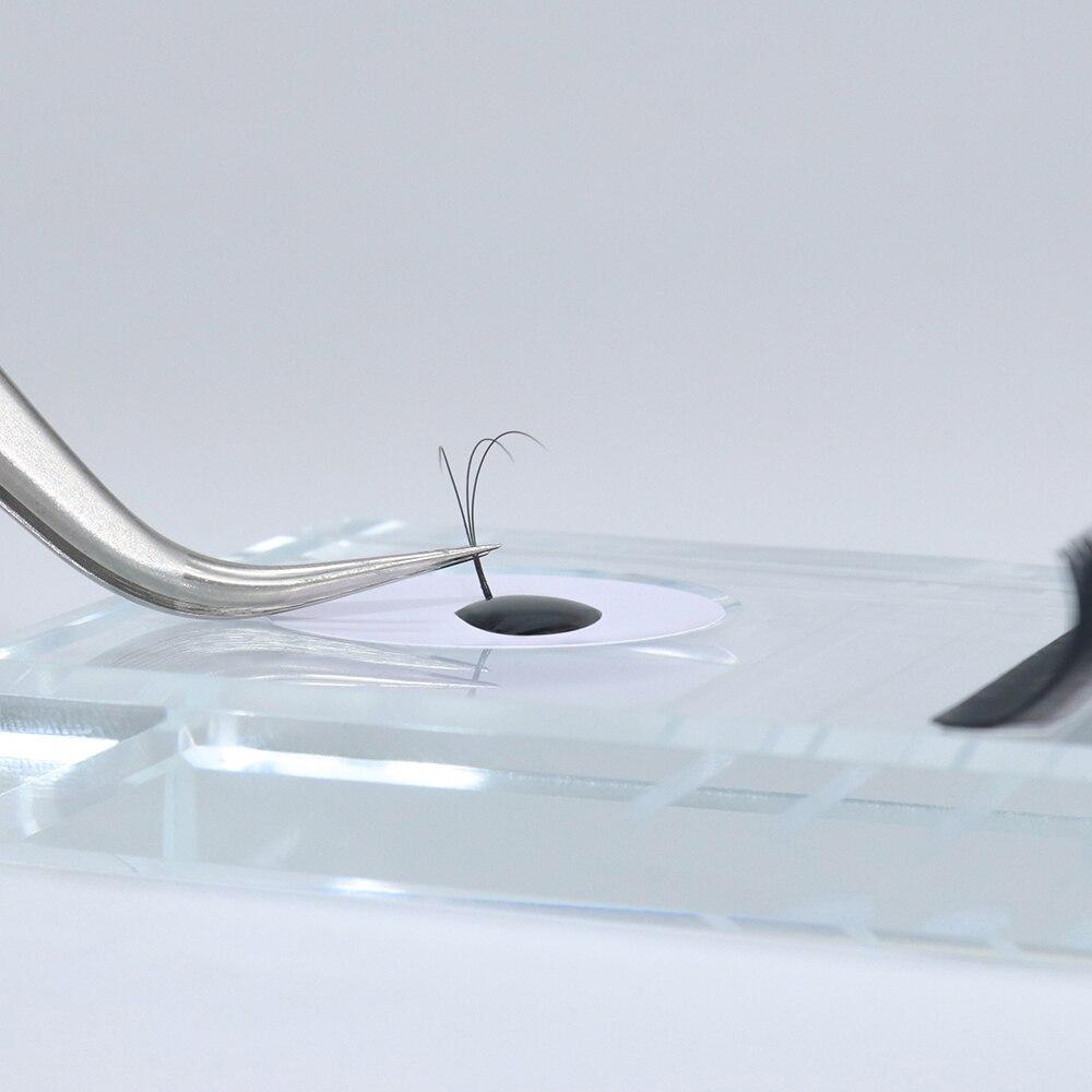 ANNAFRIS Wimpernverlängerung Kristallglas Kleberhalter Falsche Wimpern Ständer Pad Palette Make-up Werkzeug Zubehör