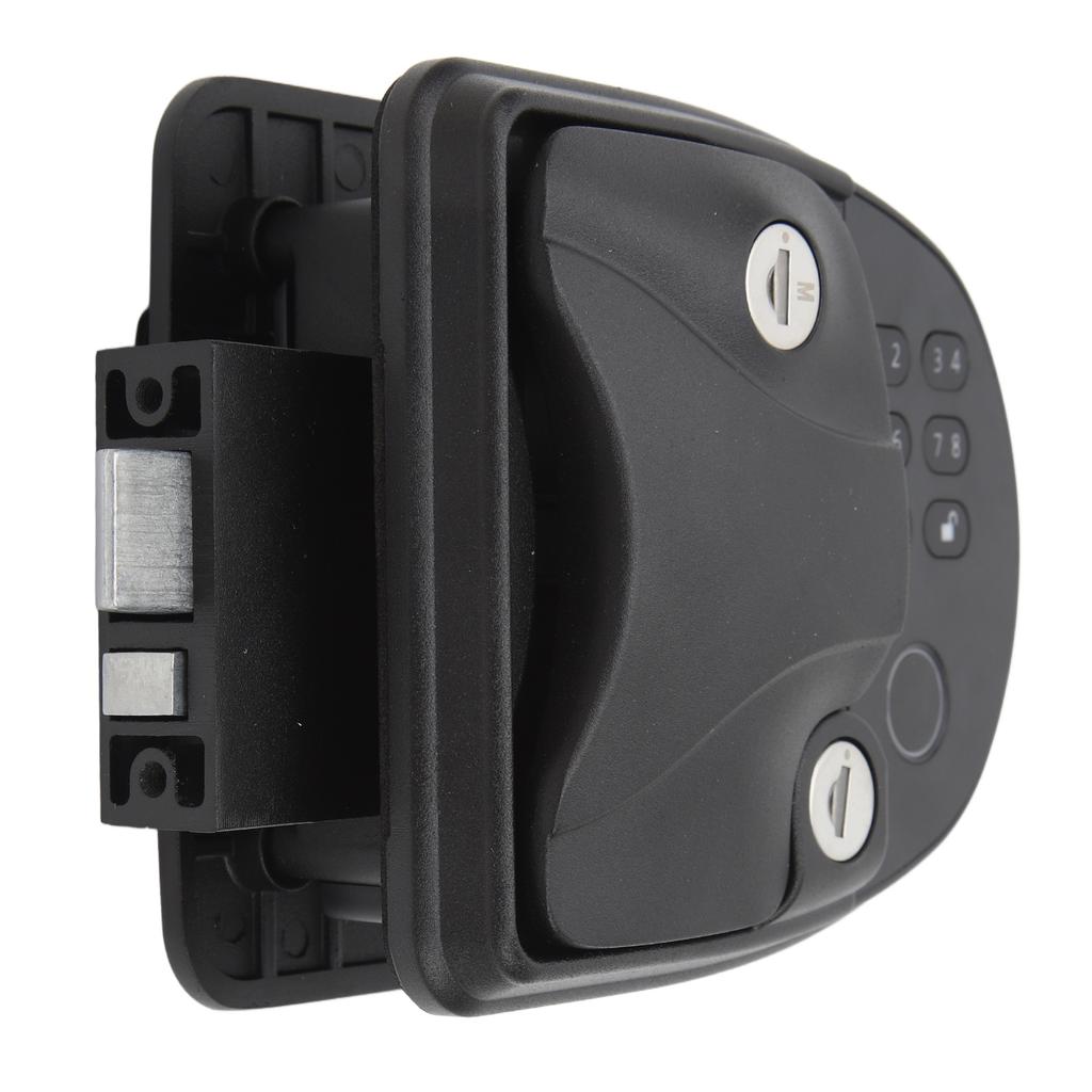 RV Keyless Entry Keypad Remote Control Door Digital Lock Latch Handle Deadbolt Set for Campers 5th W