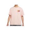 Nike Large Back Logo Print Crew Neck T-Shirt Men Tops Pink DM2198-601