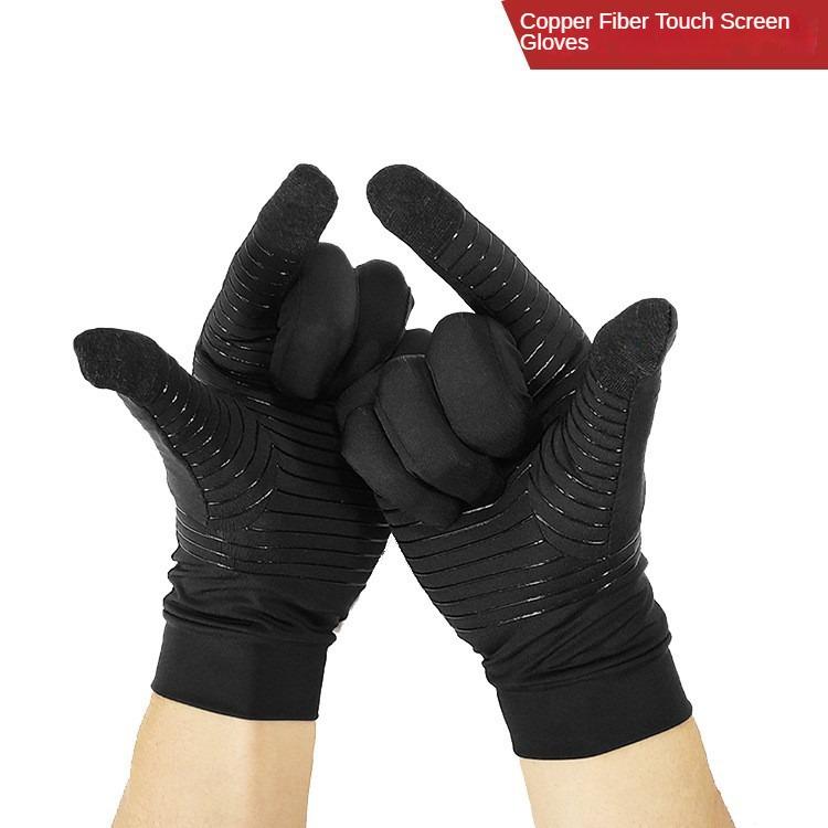 1Pair Arthritis Gloves Hand Wrist Support Brace For Swelling Pain Relief Fingerless Gloves For Carpal Tunnel Women Men