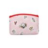 Nyanko Daishouten Original Bottom-Sewn Pouch, All-Over Pattern, Sakura Blue