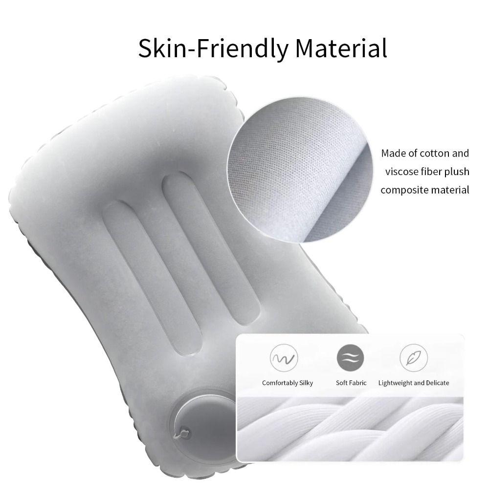 Automatic Air Inflatable Pillow U Shape Neck Cushion Home Supplies Camping Pillow  Outdoor