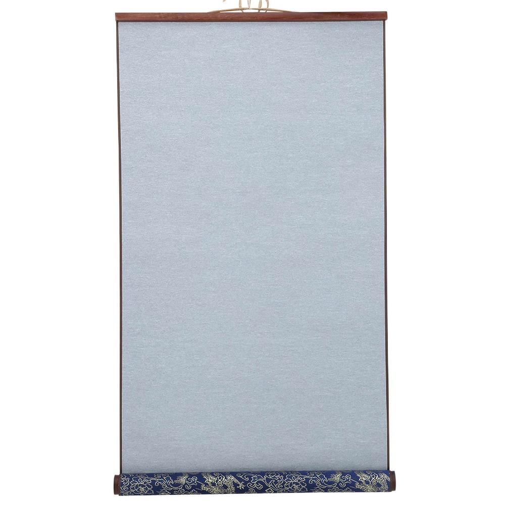 Reusable Water Writing Cloth 30.7×15 Inch Large Calligraphy Practicing Tool Scroll Style Magic Canvas Reusable Calligraphy Paper