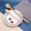 Long Handle Wooden Spoon Soup Ladle Wood Kitchen Tools Luxury Tableware Long Tea Spoons Japanese Style Accessories